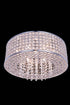 Elegant Lighting Amelie 4 light in Chrome Pendant Clear Royal Cut Crystal Model: V2914D12C/RC