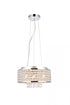 Elegant Lighting Amelie 4 light in Chrome Pendant Clear Royal Cut Crystal Model: V2914D12C/RC