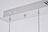 Elegant Lighting Amherst Collection LED 5 Light chandelier 34 Inch x 4 Inch x 9 Inch chrome finish Model: 3805D33C