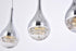 Elegant Lighting Amherst Collection LED 5 Light chandelier 34 Inch x 4 Inch x 9 Inch chrome finish Model: 3805D33C