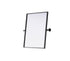 Elegant Lighting Amoura Metal Frame Mirror 20 Inch W x 24 Inch H in Black Model: MR6H2024BLK