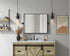 Elegant Lighting Amoura Metal Frame Mirror 20 Inch W x 24 Inch H in Black Model: MR6H2024BLK