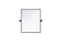 Elegant Lighting Amoura Metal Frame Mirror 20 Inch W x 24 Inch H in Black Model: MR6H2024BLK