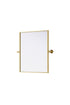 Elegant Lighting Amoura Metal Frame Mirror 20 Inch W x 24 Inch H in Brass Model: MR6H2024BRA