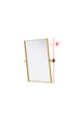 Elegant Lighting Amoura Metal Frame Mirror 20 Inch W x 24 Inch H in Brass Model: MR6H2024BRA