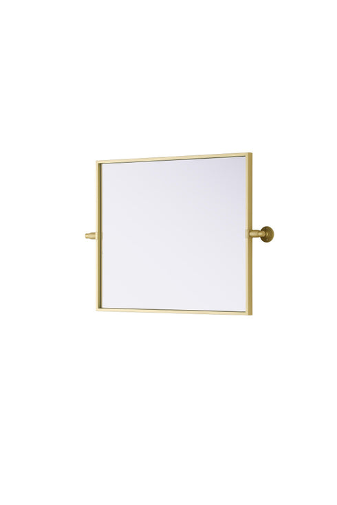 Elegant Lighting Amoura Metal Frame Mirror 20 Inch W x 24 Inch H in Brass Model: MR6H2024BRA