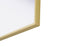 Elegant Lighting Amoura Metal Frame Mirror 20 Inch W x 24 Inch H in Brass Model: MR6H2024BRA