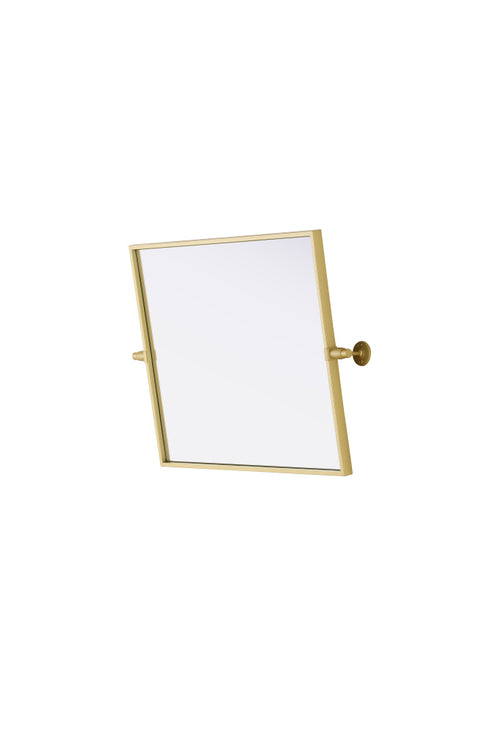 Elegant Lighting Amoura Metal Frame Mirror 20 Inch W x 24 Inch H in Brass Model: MR6H2024BRA
