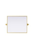 Elegant Lighting Amoura Metal Frame Mirror 20 Inch W x 24 Inch H in Brass Model: MR6H2024BRA
