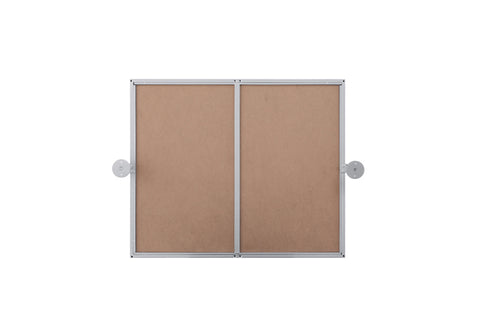 Elegant Lighting Amoura Metal Frame Mirror 20 Inch W x 24 Inch H in Silver Model: MR6H2024SIL