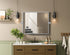 Elegant Lighting Amoura Metal Frame Mirror 20 Inch W x 24 Inch H in Silver Model: MR6H2024SIL