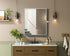 Elegant Lighting Amoura Metal Frame Mirror 20 Inch W x 24 Inch H in Silver Model: MR6H2024SIL