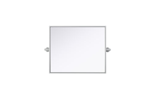 Elegant Lighting Amoura Metal Frame Mirror 20 Inch W x 24 Inch H in Silver Model: MR6H2024SIL