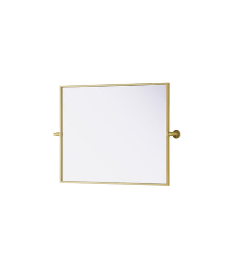 Elegant Lighting Amoura Metal Frame Mirror 24 Inch W x 30 Inch H in Brass Model: MR6H2430BRA