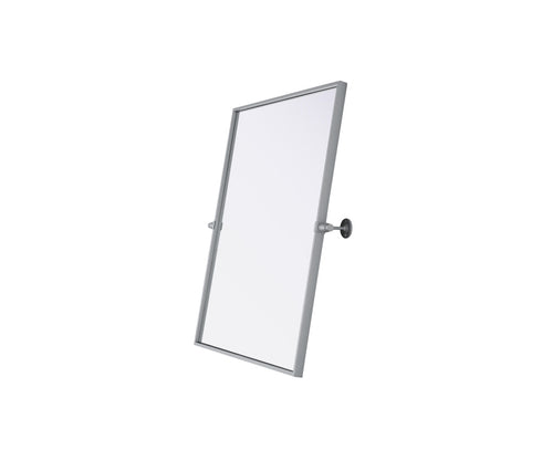 Elegant Lighting Amoura Metal Frame Mirror 24 Inch W x 30 Inch H in Silver Model: MR6H2430SIL