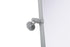 Elegant Lighting Amoura Metal Frame Mirror 24 Inch W x 30 Inch H in Silver Model: MR6H2430SIL