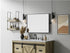 Elegant Lighting Amoura Metal Frame Mirror 24 Inch W x 32 Inch H in Black Model: MR6H2432BLK