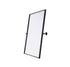 Elegant Lighting Amoura Metal Frame Mirror 24 Inch W x 32 Inch H in Black Model: MR6H2432BLK