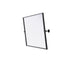 Elegant Lighting Amoura Metal Frame Mirror 24 Inch W x 32 Inch H in Black Model: MR6H2432BLK