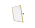 Elegant Lighting Amoura Metal Frame Mirror 24 Inch W x 32 Inch H in Brass Model: MR6H2432BRA