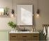 Elegant Lighting Amoura Metal Frame Mirror 24 Inch W x 32 Inch H in Silver Model: MR6H2432SIL