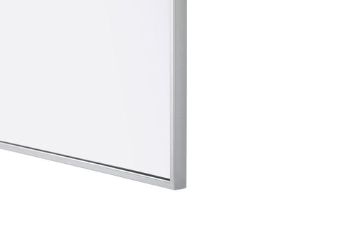 Elegant Lighting Amoura Metal Frame Mirror 24 Inch W x 32 Inch H in Silver Model: MR6H2432SIL