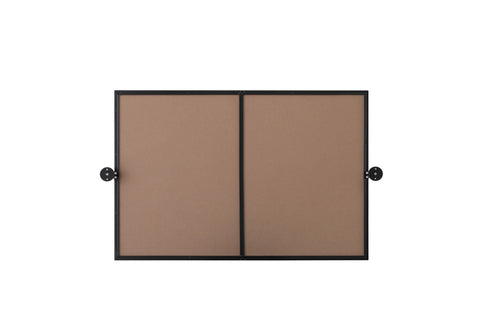 Elegant Lighting Amoura Metal Frame Mirror 24 Inch W x 36 Inch H in Black Model: MR6H2436BLK