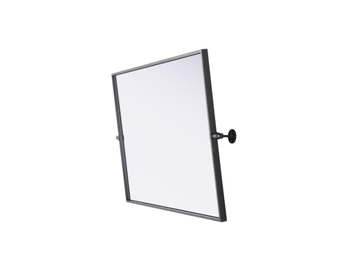 Elegant Lighting Amoura Metal Frame Mirror 24 Inch W x 36 Inch H in Black Model: MR6H2436BLK