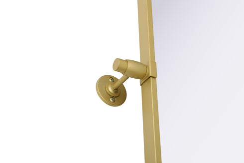 Elegant Lighting Amoura Metal Frame Mirror 24 Inch W x 36 Inch H in Brass Model: MR6H2436BRA