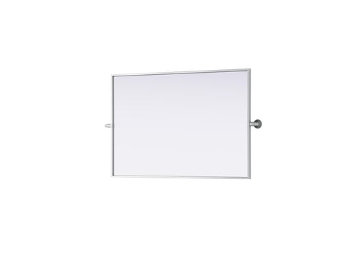 Elegant Lighting Amoura Metal Frame Mirror 24 Inch W x 36 Inch H in Silver Model: MR6H2436SIL