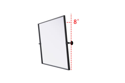 Elegant Lighting Amoura Metal Frame Mirror 27 Inch W x 30 Inch H in Black Model: MR6H2730BLK
