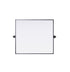 Elegant Lighting Amoura Metal Frame Mirror 27 Inch W x 30 Inch H in Black Model: MR6H2730BLK