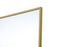 Elegant Lighting Amoura Metal Frame Mirror 27 Inch W x 30 Inch H in Brass Model: MR6H2730BRA