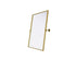 Elegant Lighting Amoura Metal Frame Mirror 27 Inch W x 30 Inch H in Brass Model: MR6H2730BRA