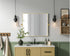 Elegant Lighting Amoura Metal Frame Mirror 27 Inch W x 30 Inch H in Brass Model: MR6H2730BRA