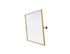 Elegant Lighting Amoura Metal Frame Mirror 27 Inch W x 30 Inch H in Brass Model: MR6H2730BRA