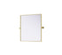 Elegant Lighting Amoura Metal Frame Mirror 27 Inch W x 30 Inch H in Brass Model: MR6H2730BRA