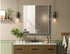 Elegant Lighting Amoura Metal Frame Mirror 27 Inch W x 30 Inch H in Silver Model: MR6H2730SIL