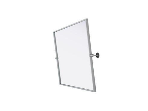Elegant Lighting Amoura Metal Frame Mirror 27 Inch W x 30 Inch H in Silver Model: MR6H2730SIL