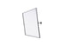Elegant Lighting Amoura Metal Frame Mirror 27 Inch W x 30 Inch H in Silver Model: MR6H2730SIL