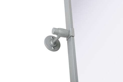 Elegant Lighting Amoura Metal Frame Mirror 27 Inch W x 30 Inch H in Silver Model: MR6H2730SIL