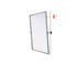 Elegant Lighting Amoura Metal Frame Mirror 27 Inch W x 30 Inch H in Silver Model: MR6H2730SIL