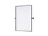 Elegant Lighting Amoura Metal Frame Mirror 27 Inch W x 36 Inch H in Black Model: MR6H2736BLK