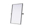 Elegant Lighting Amoura Metal Frame Mirror 27 Inch W x 36 Inch H in Black Model: MR6H2736BLK