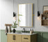 Elegant Lighting Amoura Metal Frame Mirror 27 Inch W x 36 Inch H in Brass Model: MR6H2736BRA