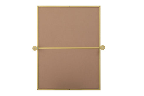 Elegant Lighting Amoura Metal Frame Mirror 27 Inch W x 36 Inch H in Brass Model: MR6H2736BRA
