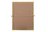 Elegant Lighting Amoura Metal Frame Mirror 27 Inch W x 36 Inch H in Brass Model: MR6H2736BRA