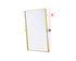 Elegant Lighting Amoura Metal Frame Mirror 27 Inch W x 36 Inch H in Brass Model: MR6H2736BRA