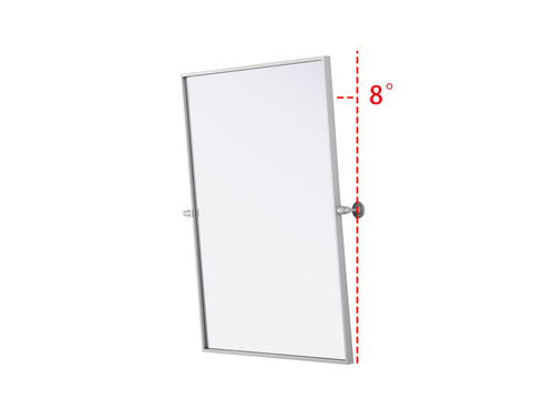Elegant Lighting Amoura Metal Frame Mirror 27 Inch W x 36 Inch H in Silver Model: MR6H2736SIL