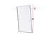Elegant Lighting Amoura Metal Frame Mirror 27 Inch W x 36 Inch H in Silver Model: MR6H2736SIL